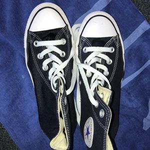 NAVY BLUE HIGH TOP CONVERSE